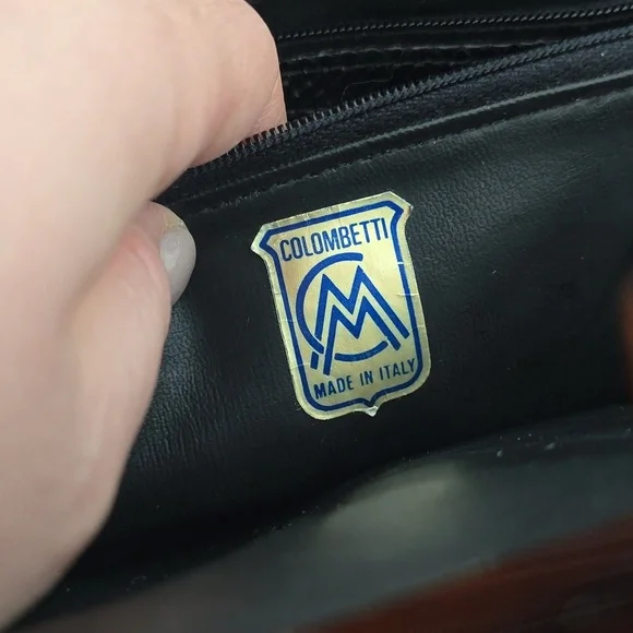 Colombetti Milano Vintage Snake Skin Purse - Picture 9 of 13